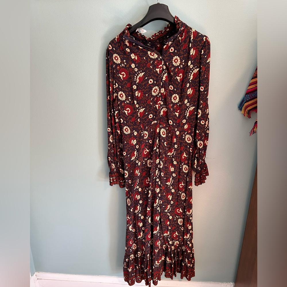 SEA NEW YORK Frankie midi dress red